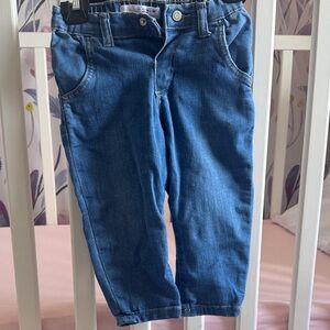 Zara Kids Medium Blue Stretch Denim Jogger Jeans
